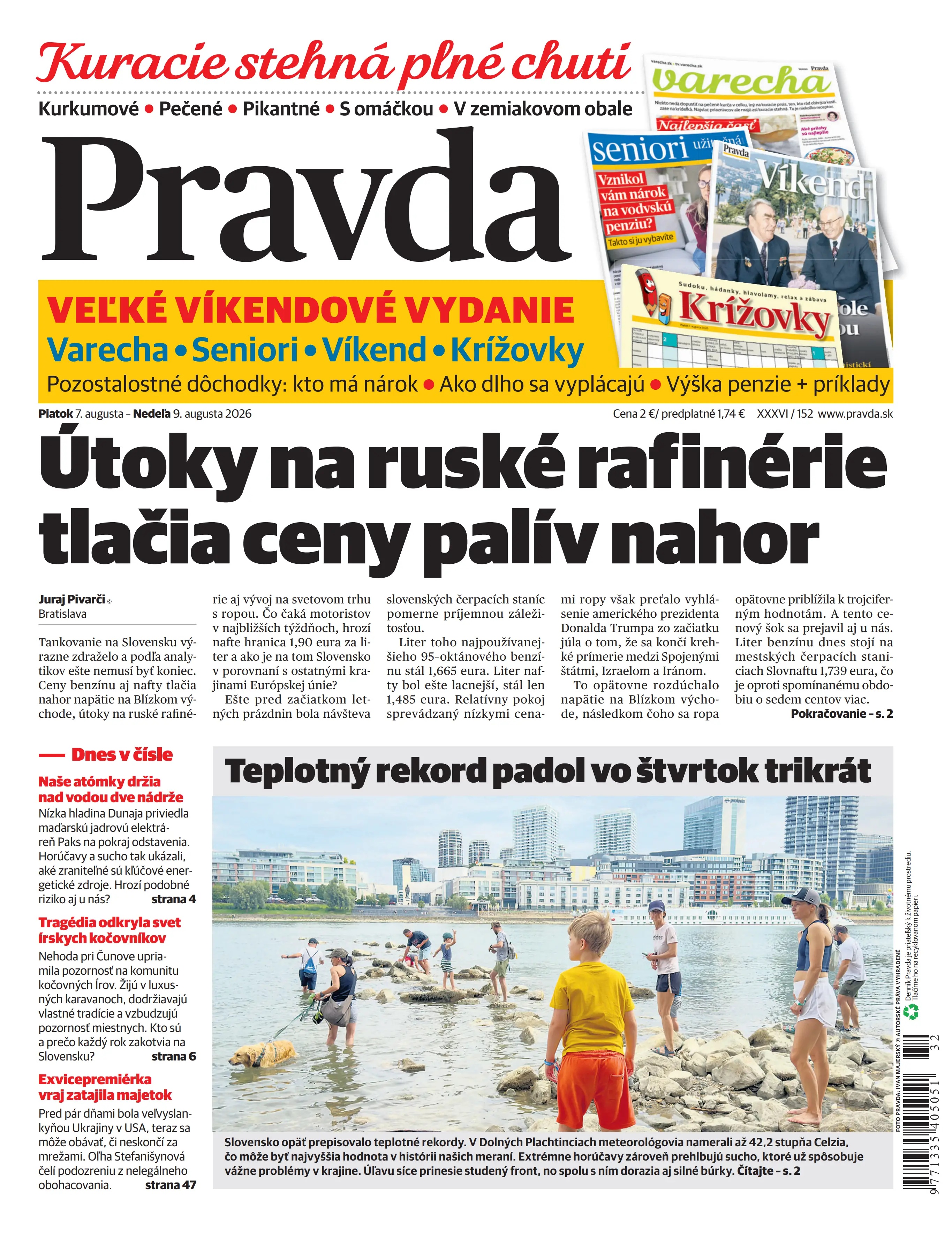 Pravda zo dňa 7.8.2026