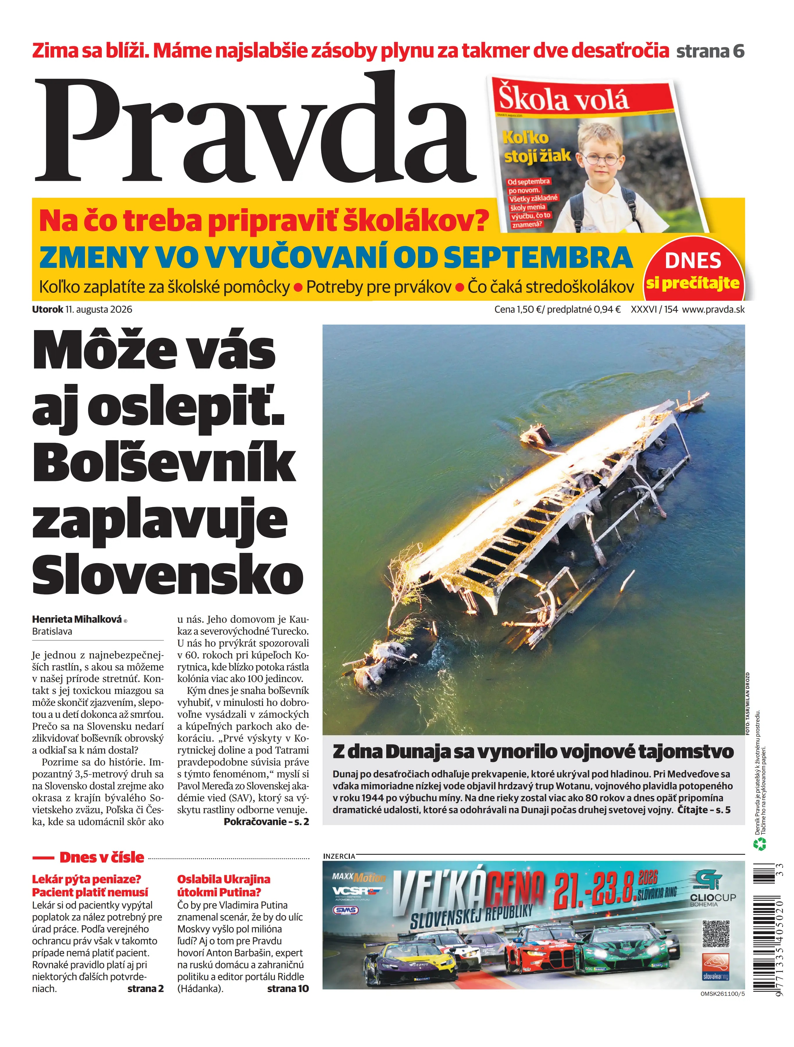 Pravda zo dňa 11.8.2026