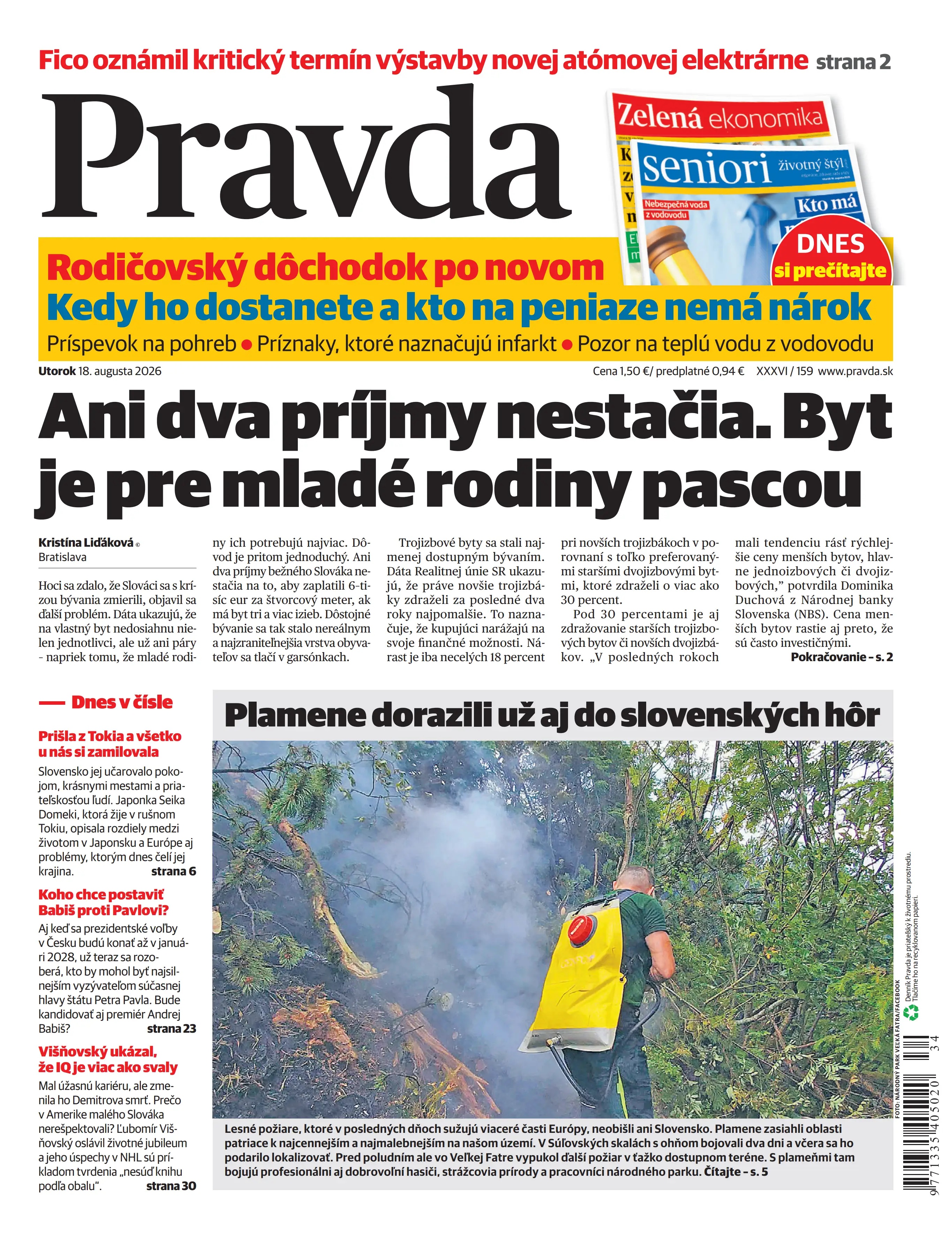Pravda zo dňa 18.8.2026