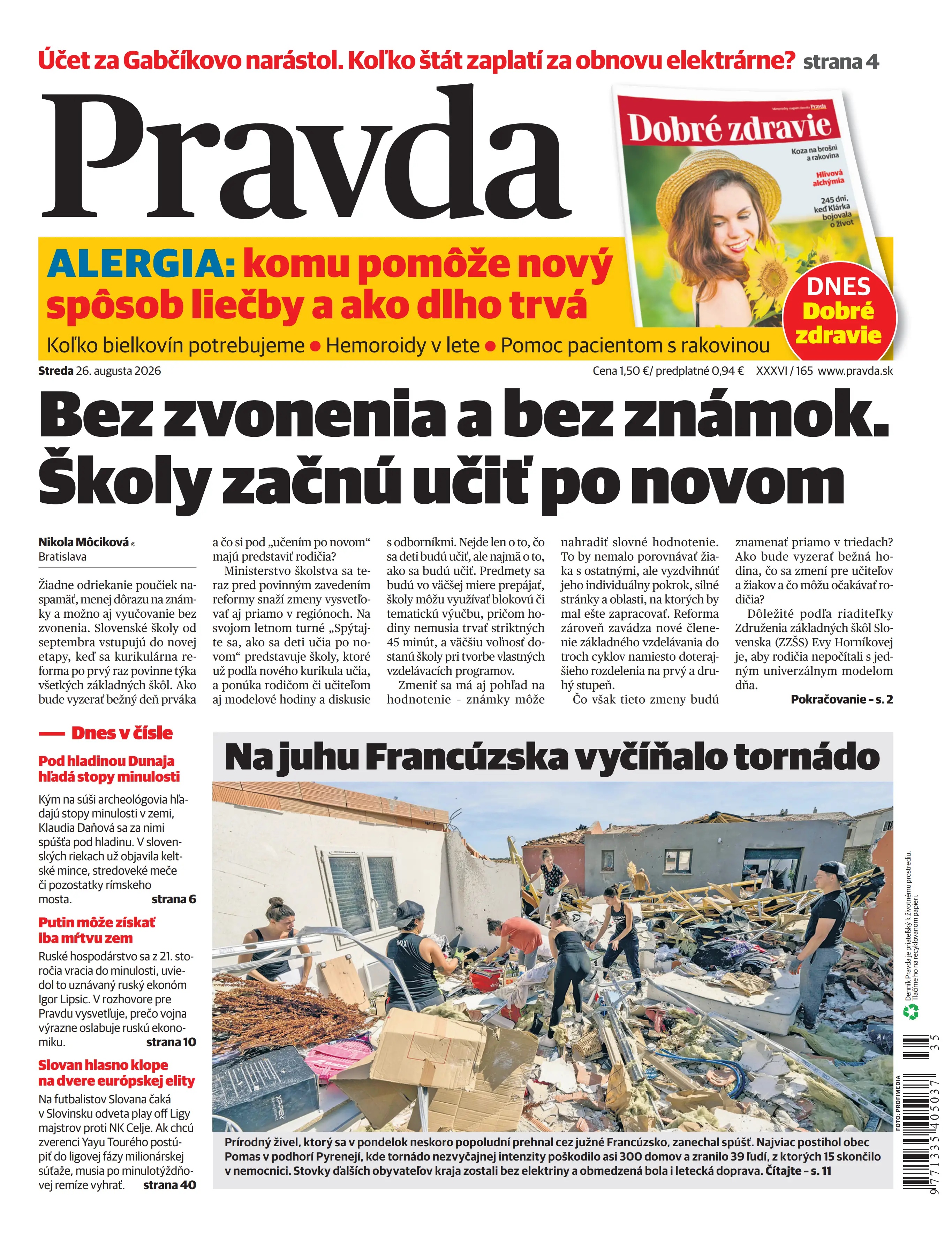 Pravda zo dňa 26.8.2026