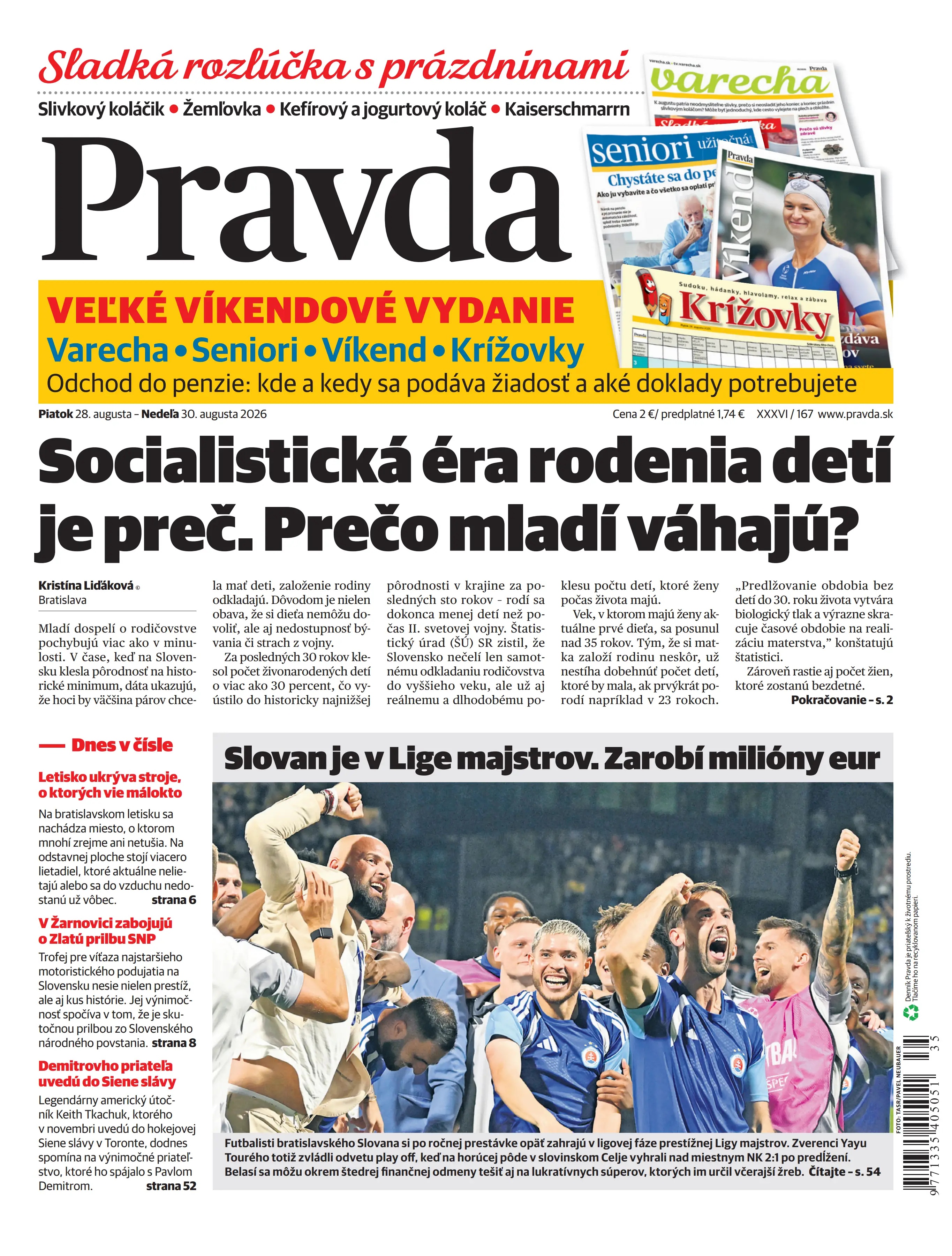 Pravda zo dňa 28.8.2026