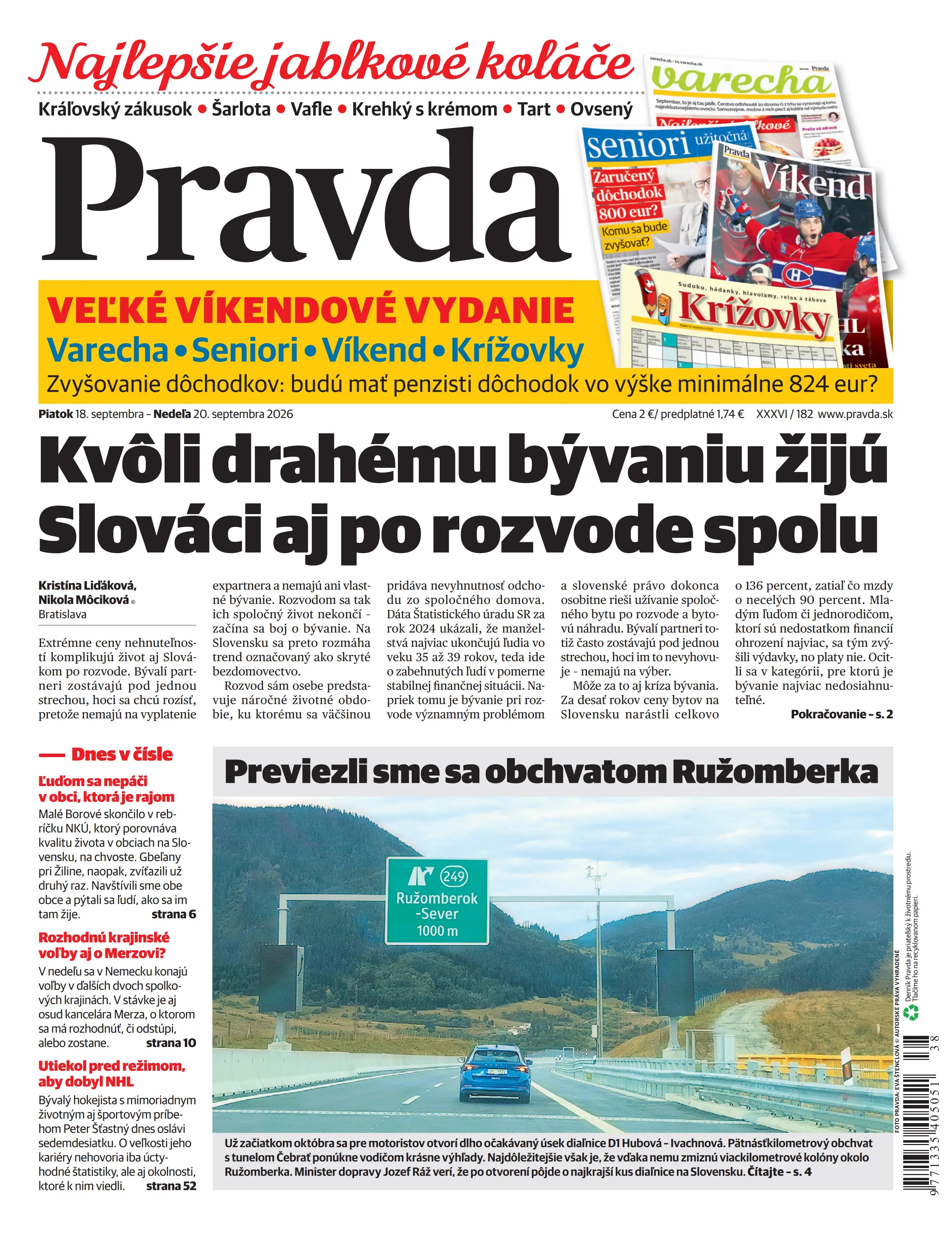 Pravda zo dňa 18.9.2026