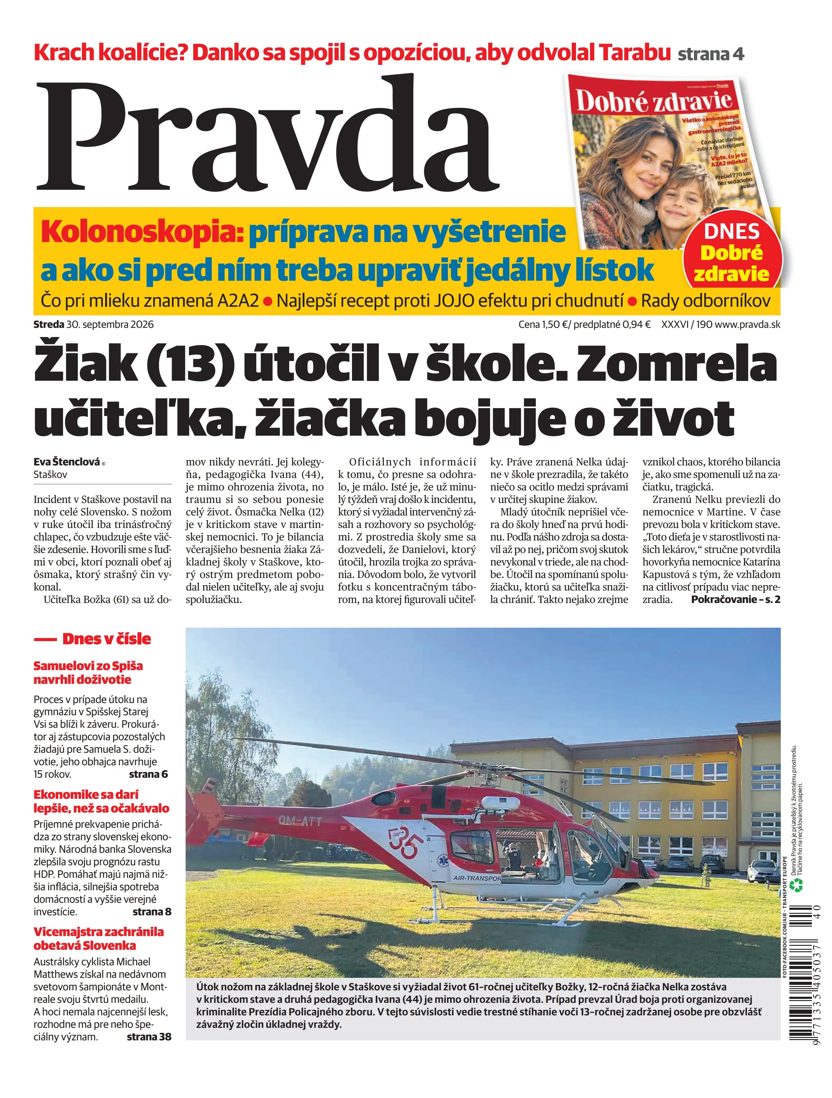Pravda zo dňa 30.9.2026