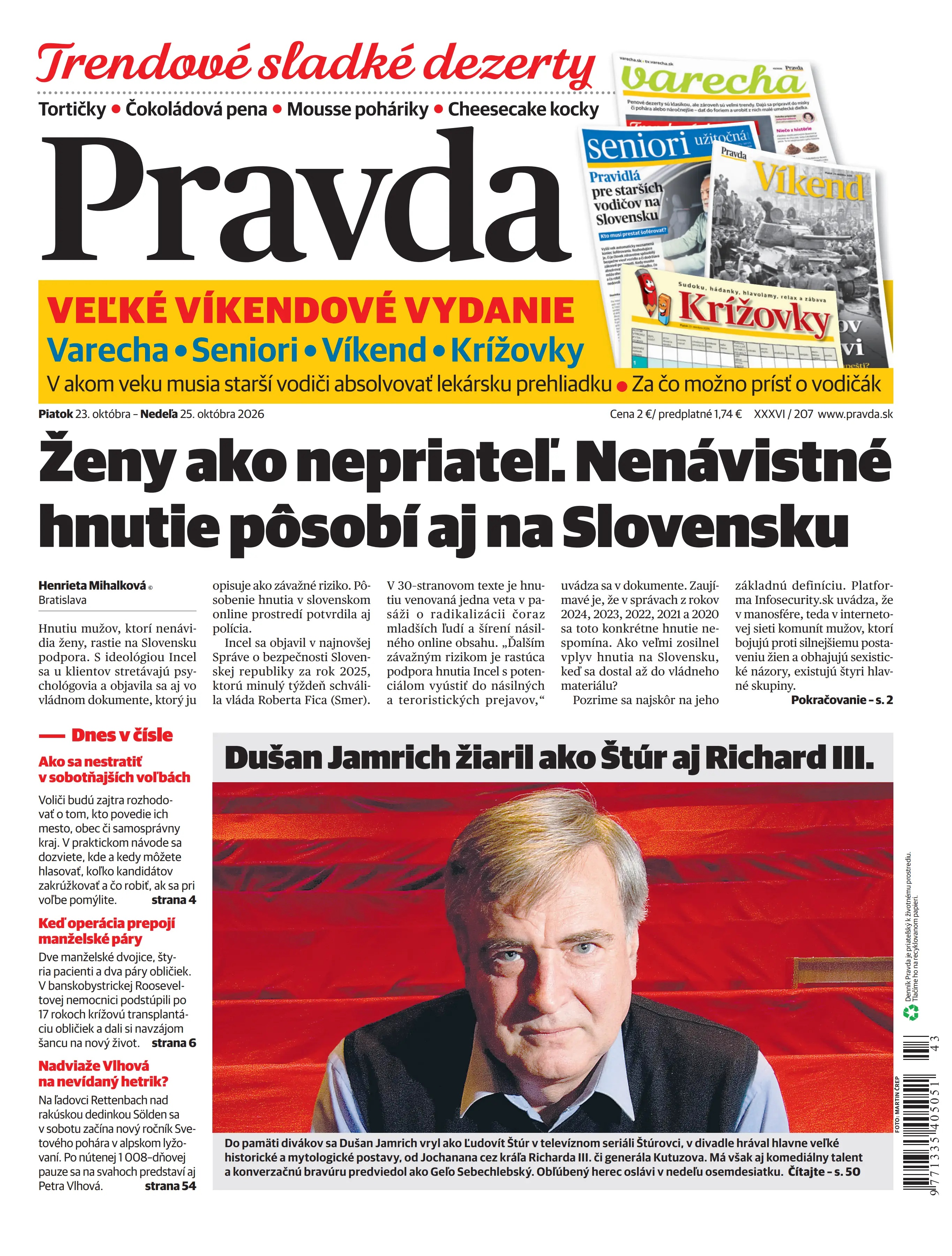 Pravda zo dňa 23.10.2026